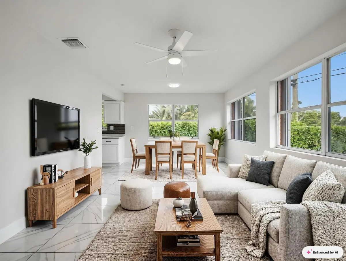 Living Dining Staged at 4626 SCHALL Road, Schall Circle