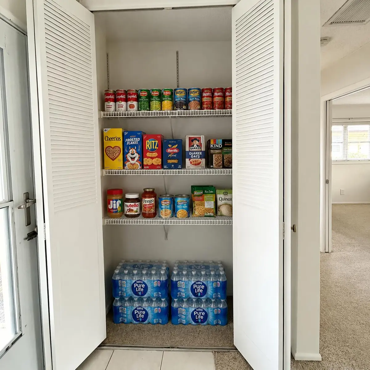 STAGED FOOD PANTRY at 2915 Crosley Drive A, West Palm Beach