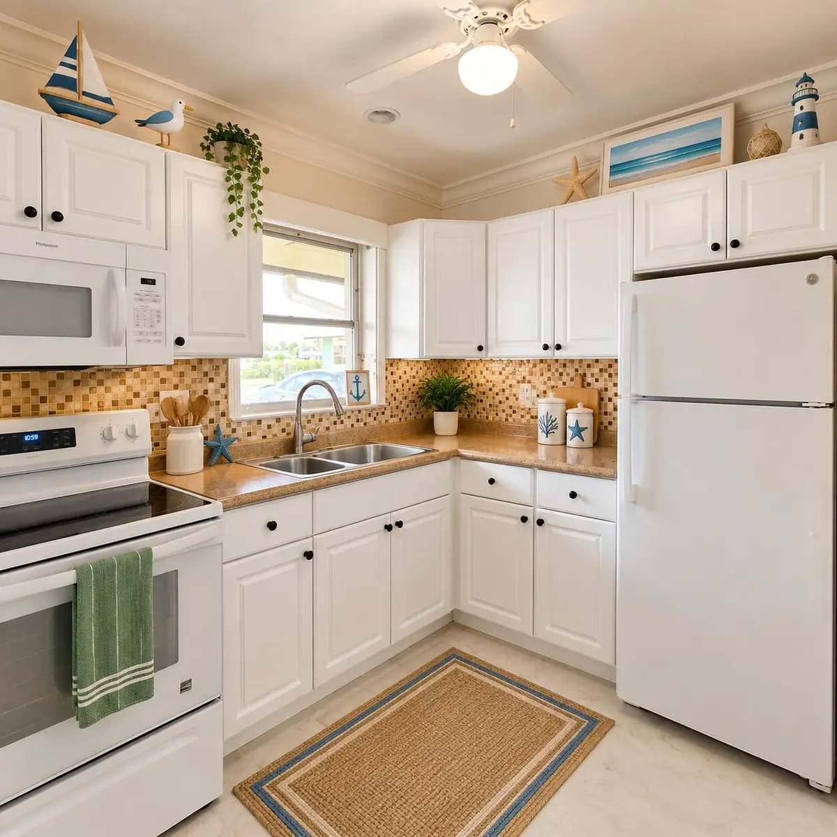 VIRTUALLY STAGED KITCHEN at 2915 Crosley Drive A, West Palm Beach