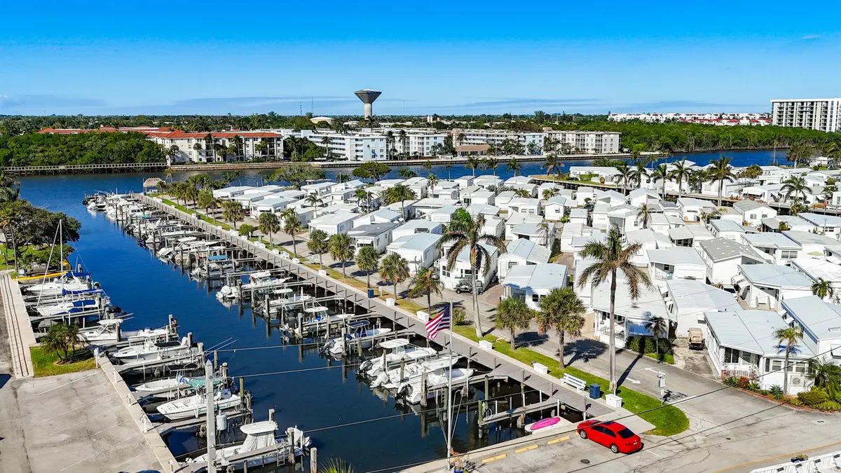 Marina and Intracoastal at 15 HIBISCUS Drive H, Briny Breezes