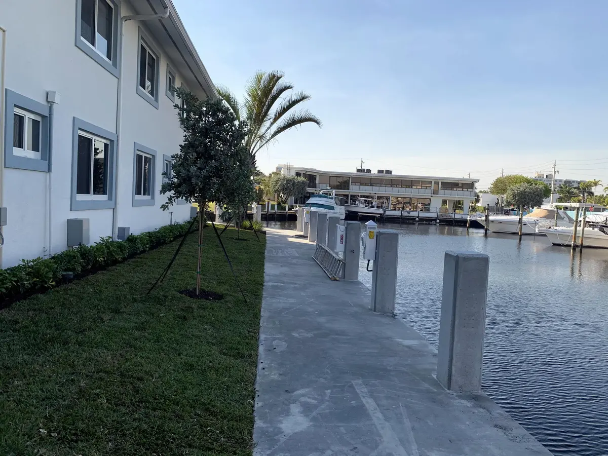 Rear of Building - North at 231 Marine Court 2, Lauderdale-By-The-Sea