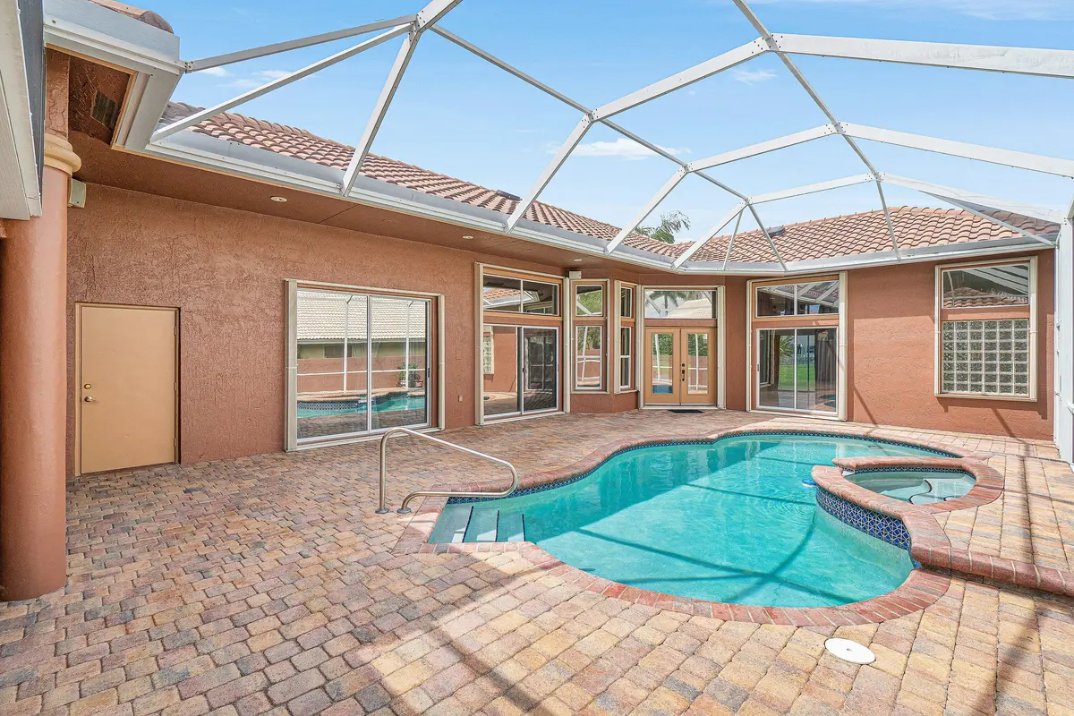 screened oasis at 10599 Saint Thomas Drive, Boca Raton