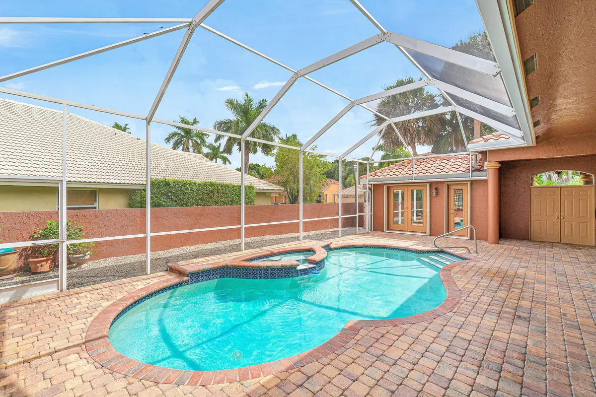 heated pool/spa at 10599 Saint Thomas Drive, Boca Raton