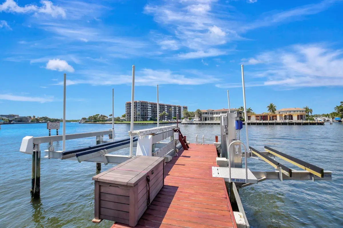 Includes Private Boat Dock at 3908 S Ocean Boulevard 124, Highland Beach