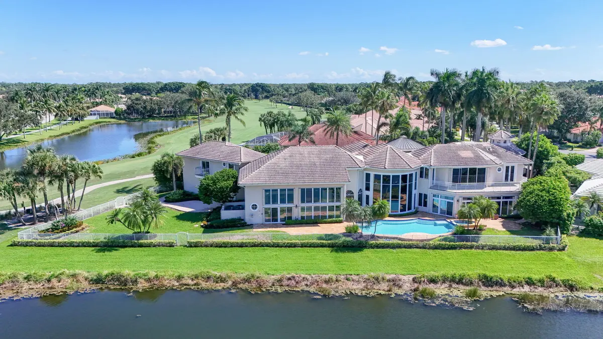 Aerial at 10248 Heronwood Lane, West Palm Beach