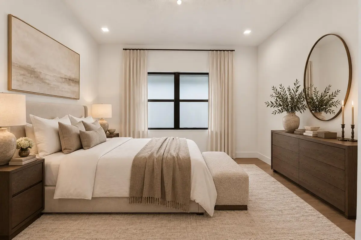 Warm ivory luxury bedroom suite-5 at 9724 Juniper Bay Avenue, Boca Raton