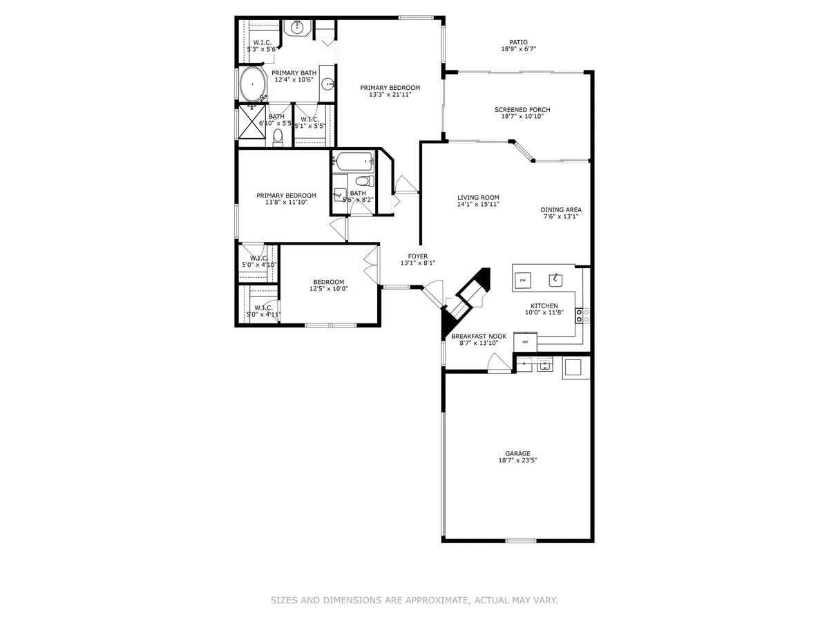 Floor plan at 7206 LE CHALET Boulevard, Boynton Beach