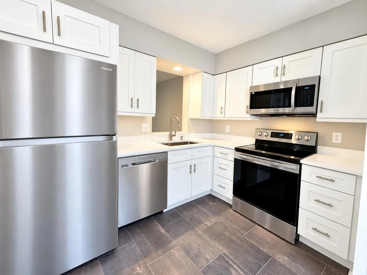Bright Modern Kitchen with Stainless App at 14701 Cumberland Drive 301, Delray Beach
