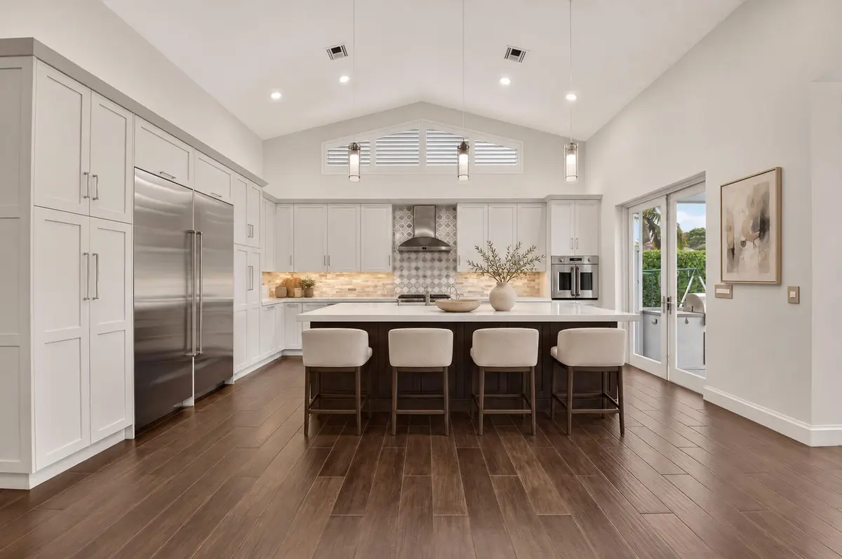 Warm ivory luxury kitchen staging-6 at 5757 HARRINGTON Way, Boca Raton