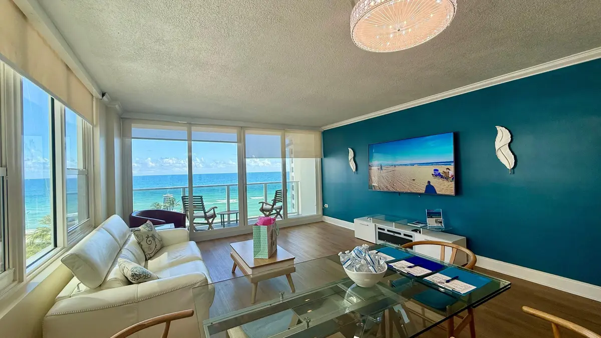 Coastal-Inspired Living Space at 3505 S OCEAN Drive 806, Hollywood