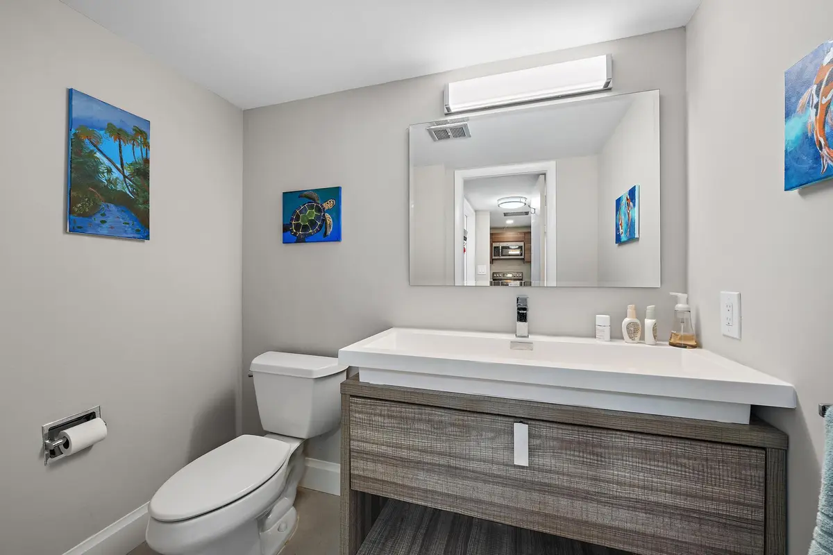 Powder Room at 4750 S OCEAN Boulevard 912, Highland Beach