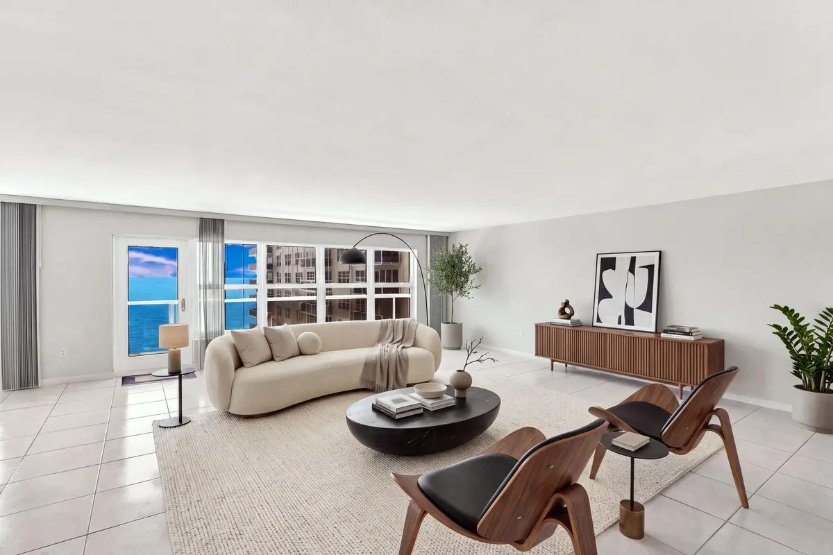 DSC00377 Edited Living Room at 3500 GALT OCEAN Drive 1410, Fort Lauderdale