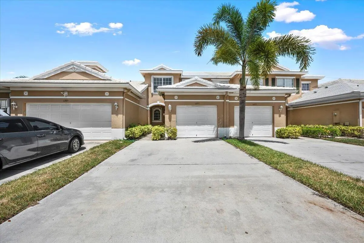 Front Exterior at 6891 Blue Skies Drive, Lake Worth