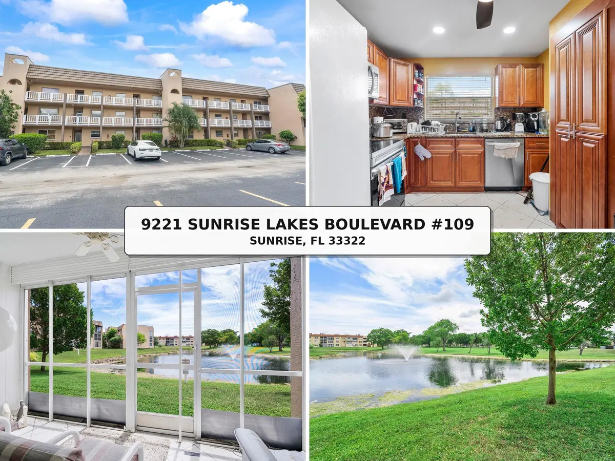 Primary Listing Photo Collage at 9221 Sunrise Lakes Boulevard 109, Sunrise