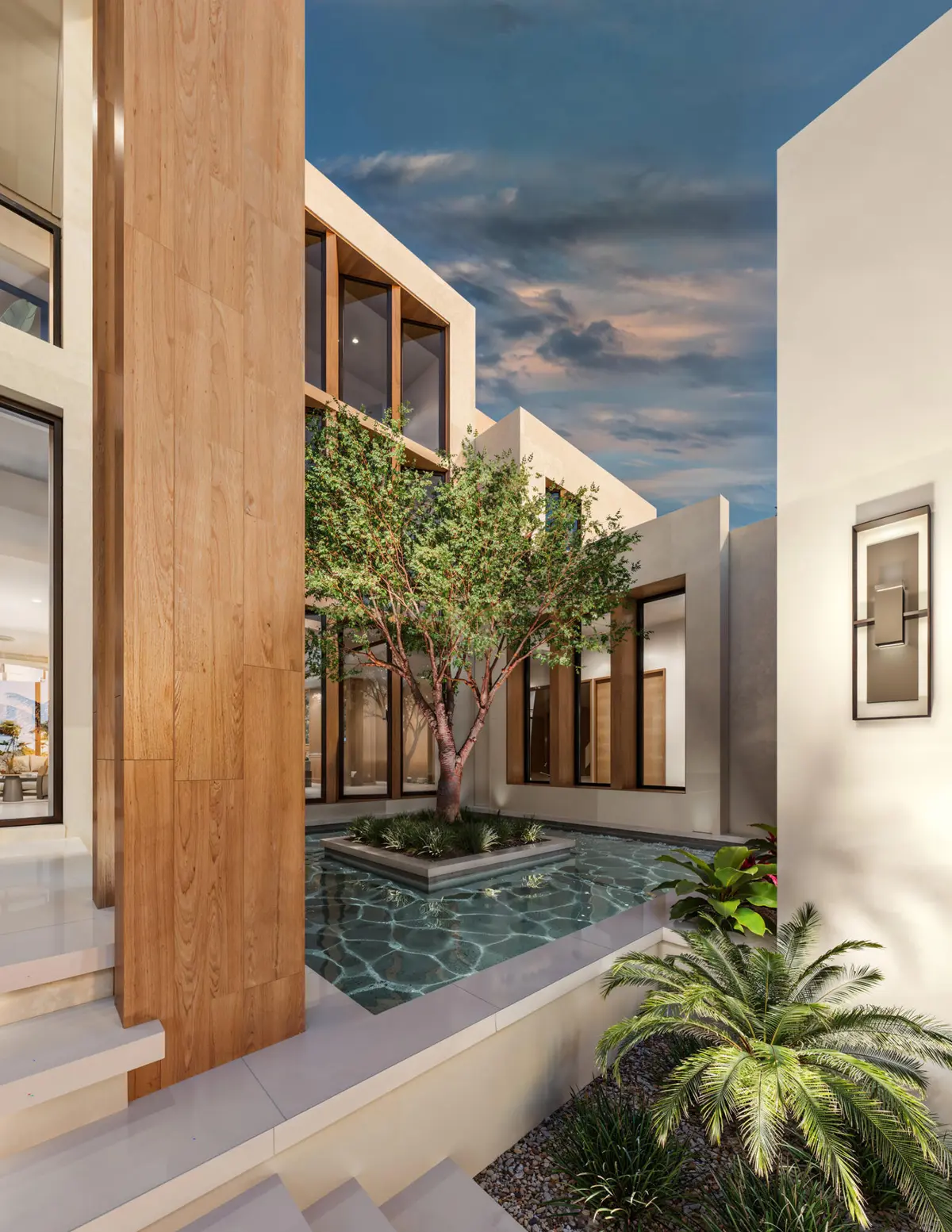 Entry Courtyard at 1721 SE 7th Street, Fort Lauderdale