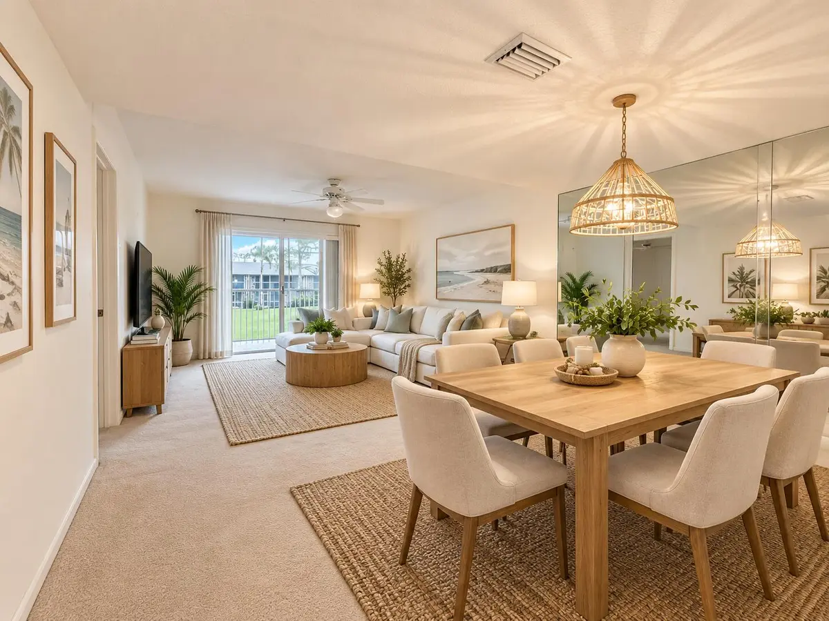 Living Area at 18081 SE COUNTRY CLUB Drive 21-207, Jupiter