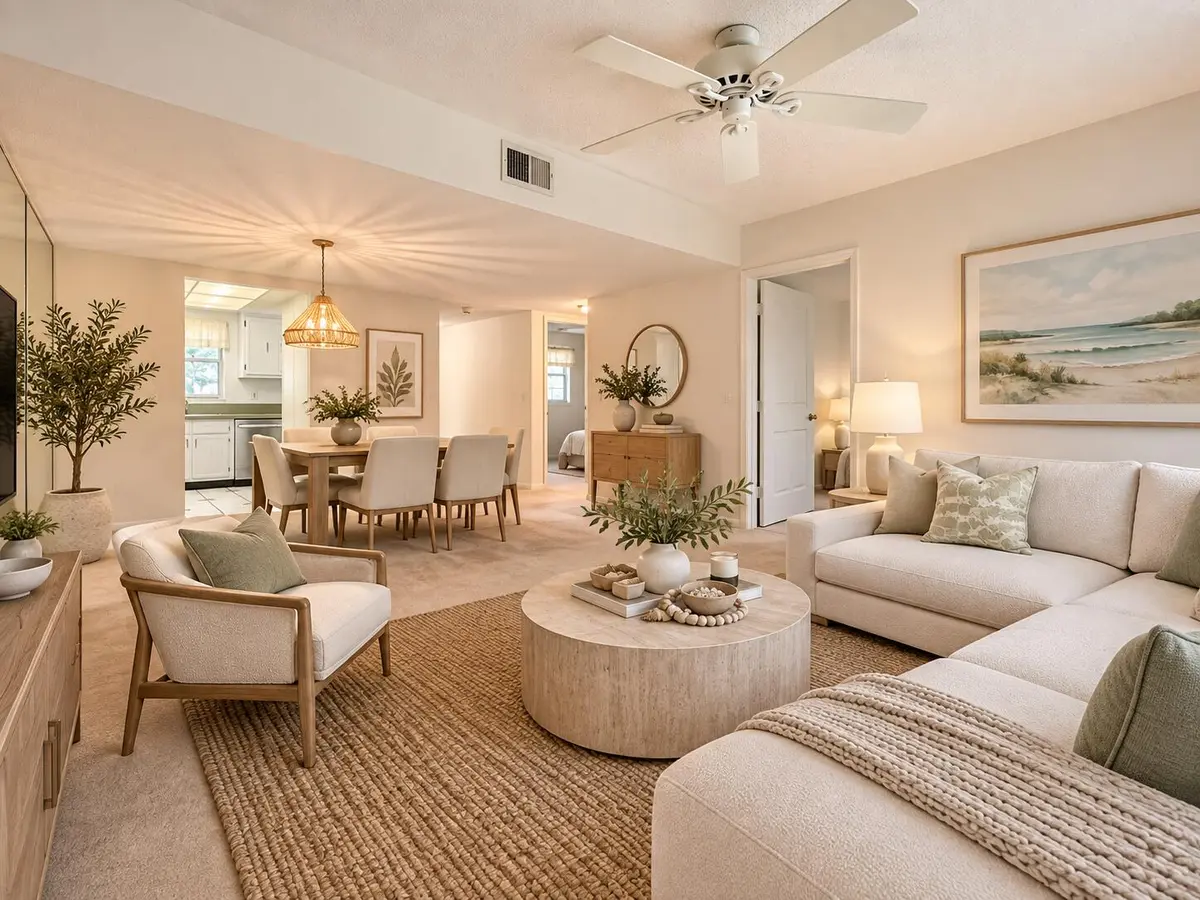 Living Area at 18081 SE COUNTRY CLUB Drive 21-207, Jupiter