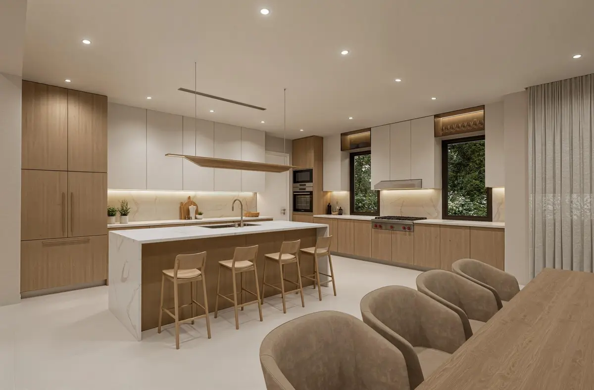 Great Room Rendering at 11815 NE 6TH Avenue, Biscayne Park