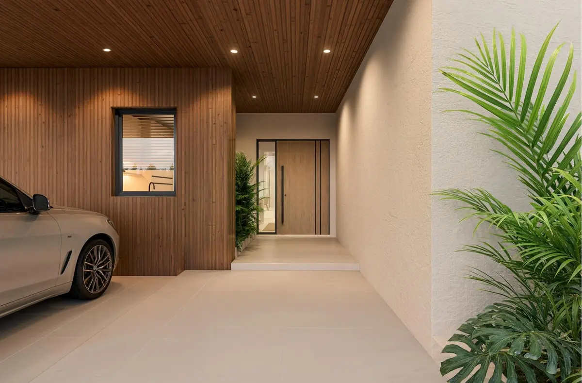 Entry Rendering at 11815 NE 6TH Avenue, Biscayne Park