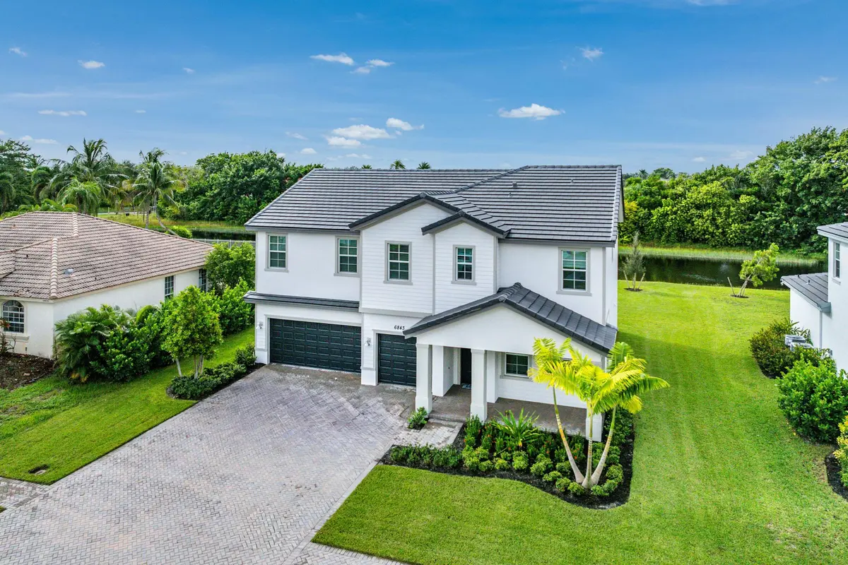 Aerial at 6843 COBIA Circle, Boynton Beach