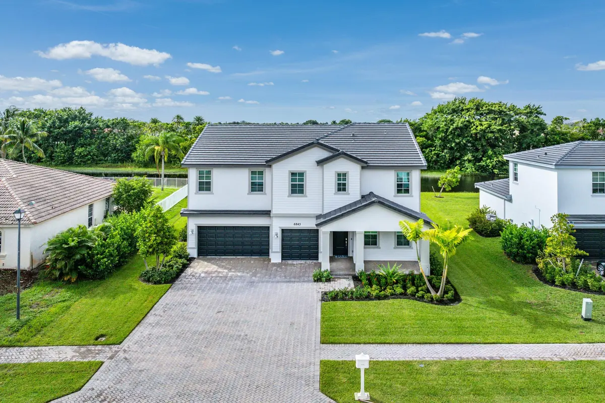 Aerial at 6843 COBIA Circle, Boynton Beach