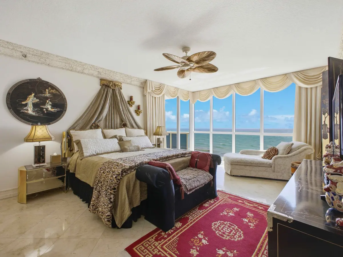 Primary Bedroom at 3200 N OCEAN Boulevard 801, Fort Lauderdale