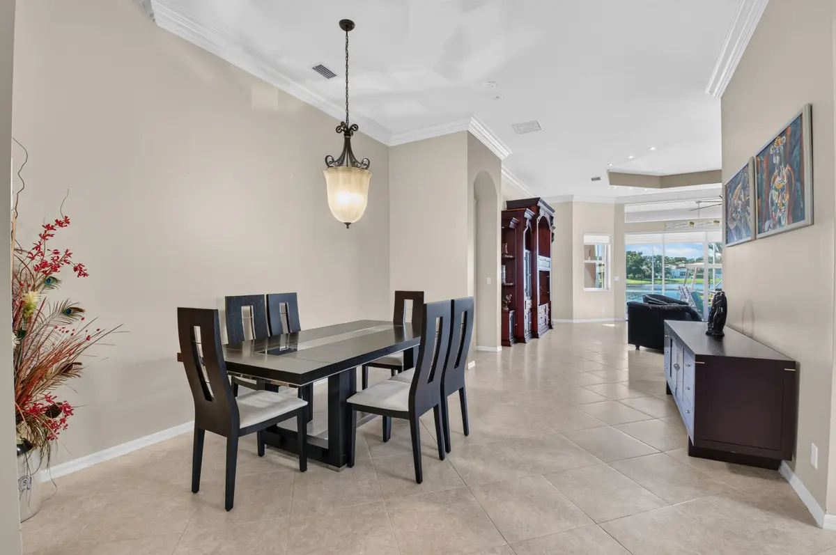 Dining Room at 8066 Rossini Way, Lake Worth