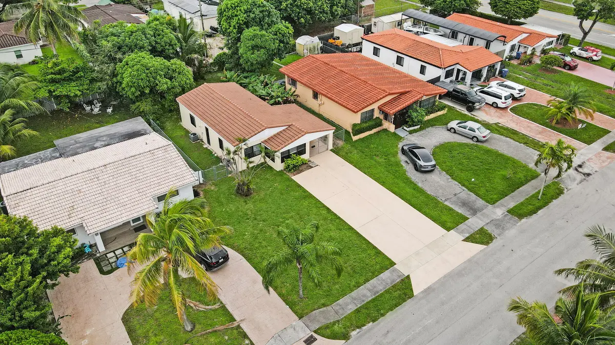 Aerial Side at 1532 NE 173RD Street, North Miami Beach
