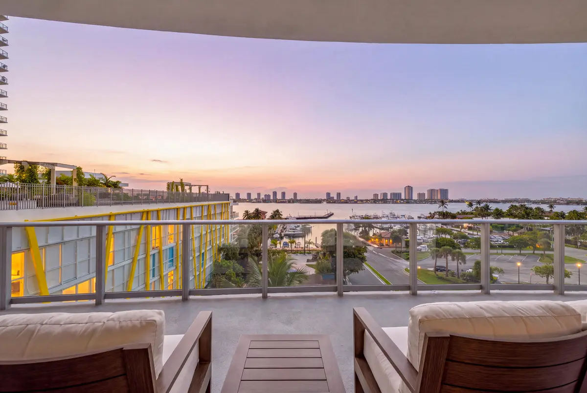 Wrap-around Balcony at 220 LAKE SHORE Drive 612, West Palm Beach