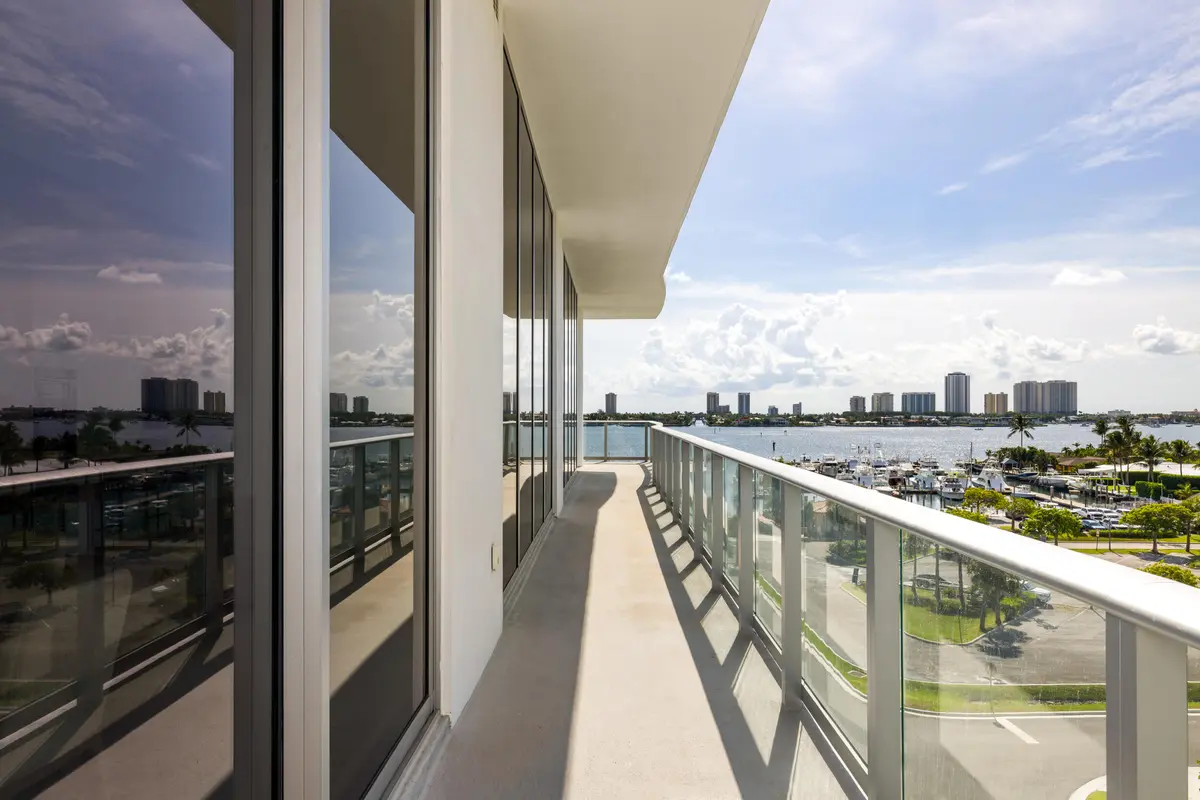 Wrap-around Balcony at 220 LAKE SHORE Drive 612, West Palm Beach
