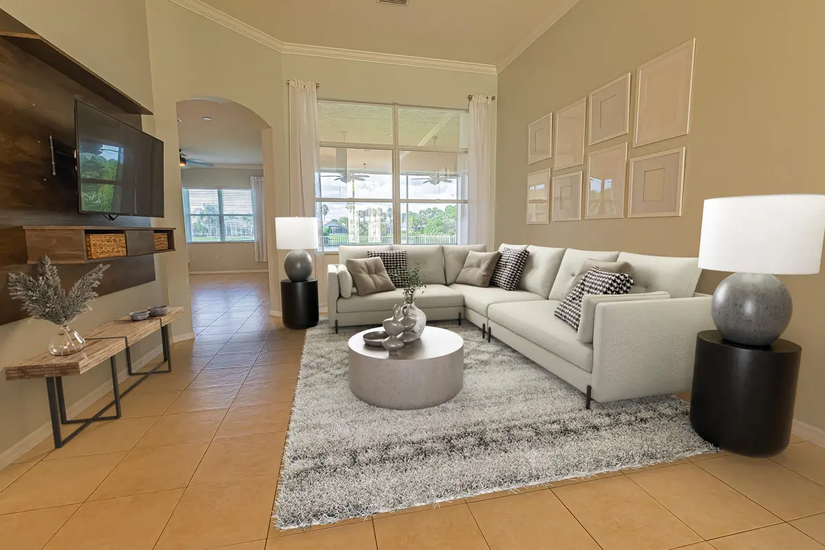 virtually staged - living at 625 SW Long Key Court, Port St. Lucie