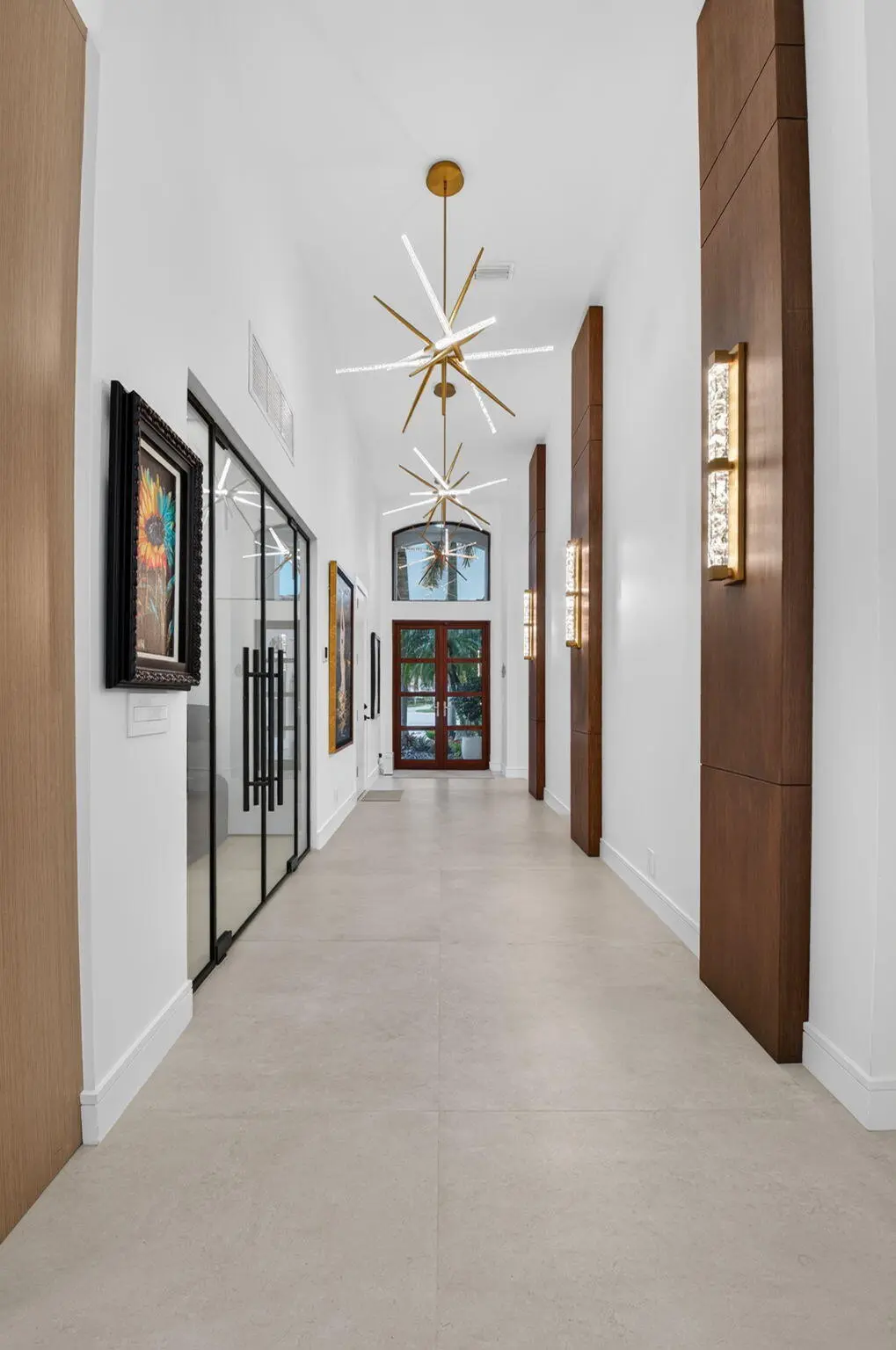 Main Hallway at 6531 Somerset Circle, Boca Raton