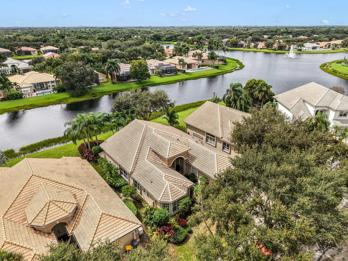 Aerial of home at 7054 Springville Cove, Boynton Beach