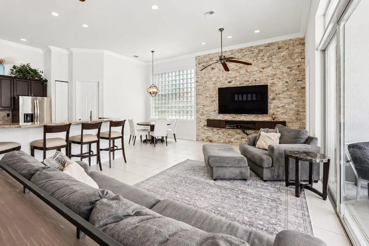 Living Room at 6718 Portside Drive, Boca Raton