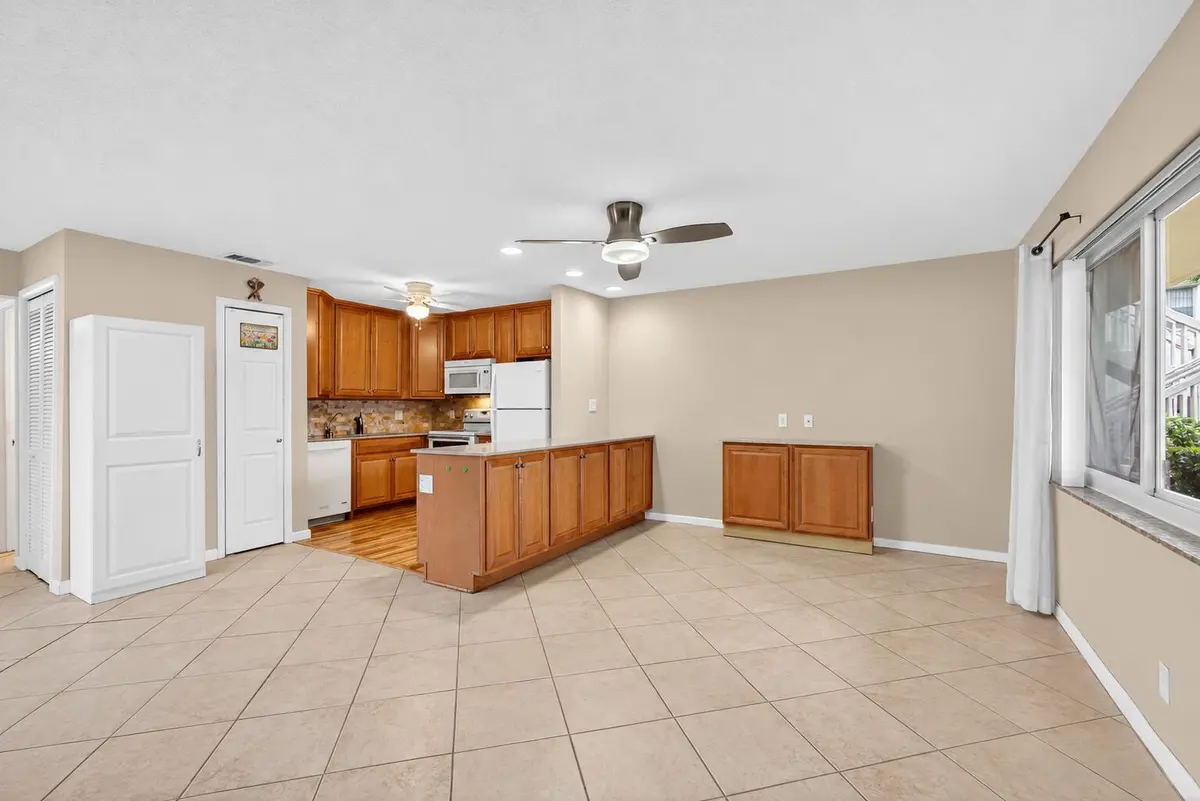 Open Living Room & Kitchen at 221 COVENTRY J, West Palm Beach