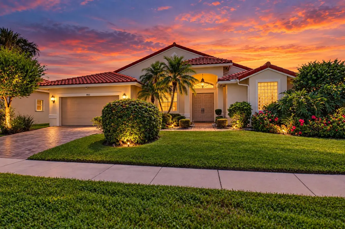 Twilight Photo of house at 6802 Treves Way, Boynton Beach