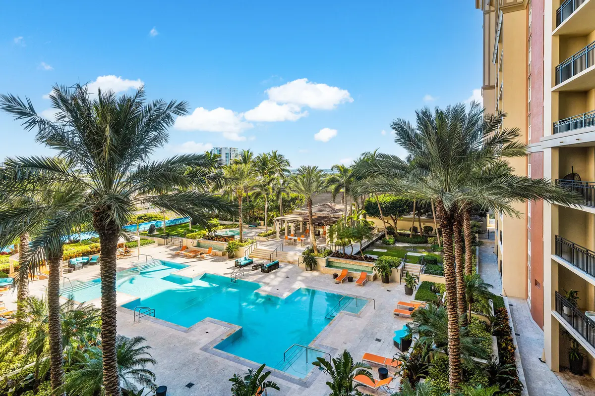 SE Views from Large Balcony at 550 Okeechobee Boulevard 1207, West Palm Beach
