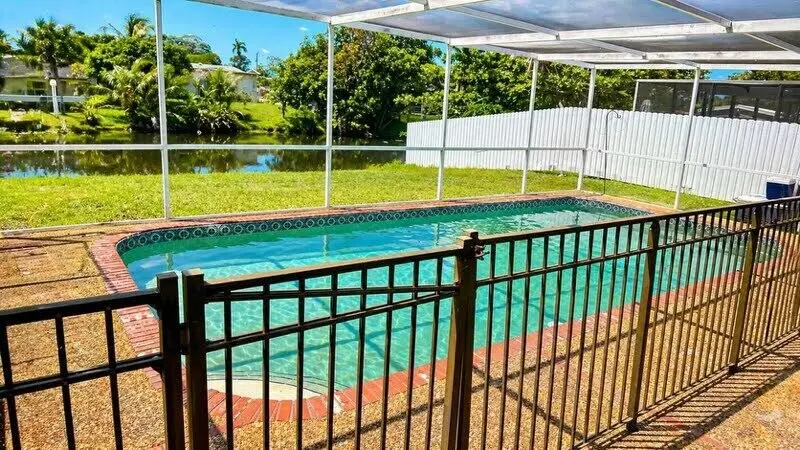Enclosed Pool at 8528 Windsor Drive, Miramar