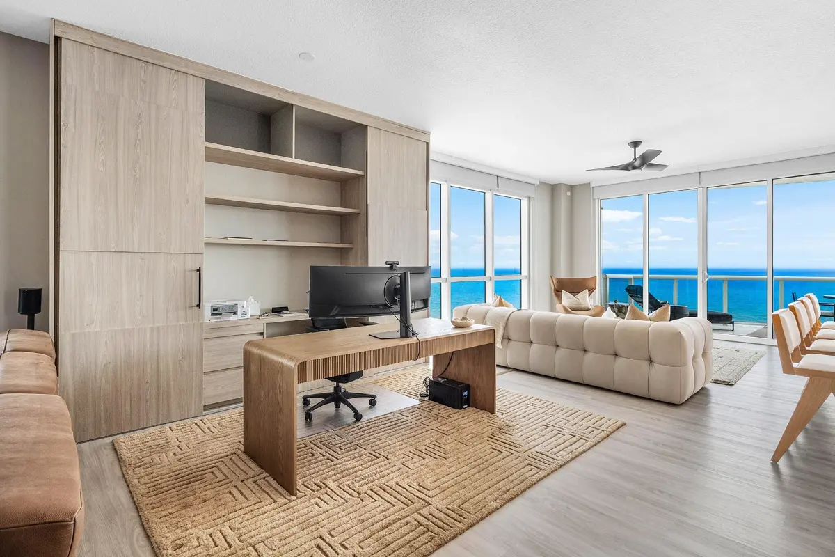 014 - office with built ins at 4240 Galt Ocean Drive 2402, Fort Lauderdale