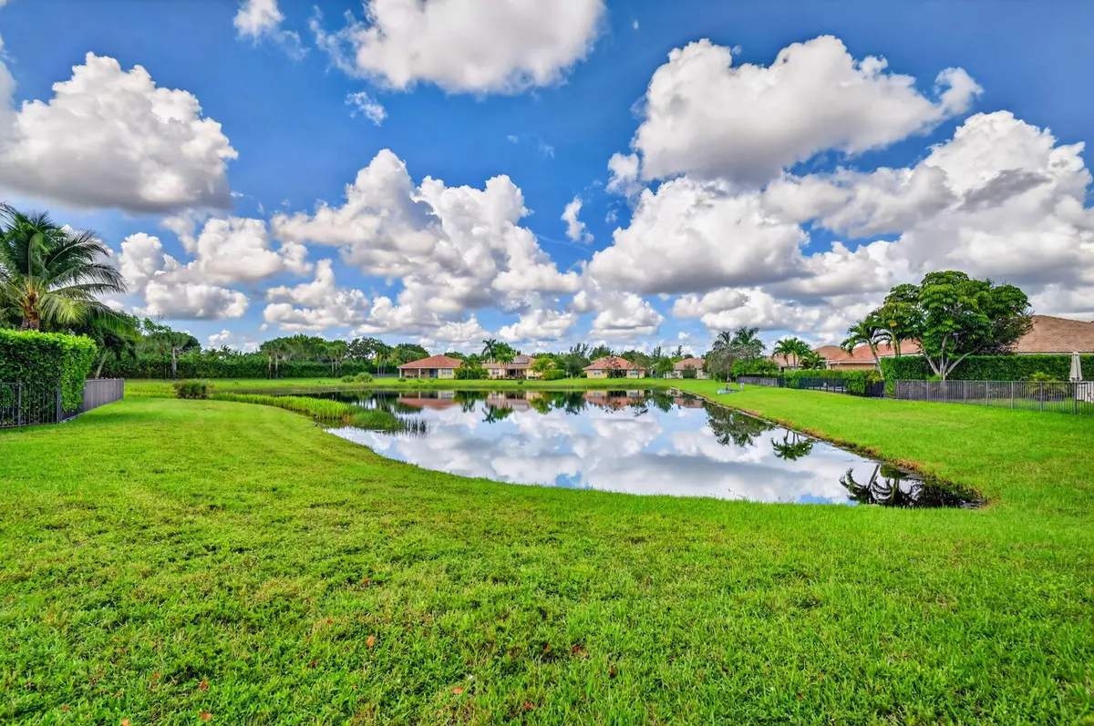 Community Lake at 9070 WINTERHAVEN Circle, West Palm Beach