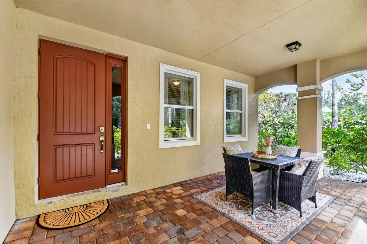 Covered Porch Entrance at 9070 WINTERHAVEN Circle, West Palm Beach