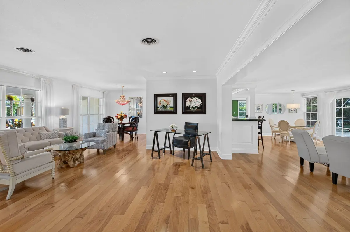 Living-Dining-Family Room at 840 SW 2ND Street, Boca Raton