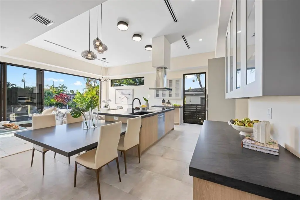 Dining Area at 1212 AVOCADO Isle, Fort Lauderdale