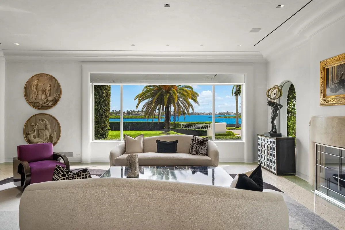 Living Room at 2631 S Flagler Drive, West Palm Beach