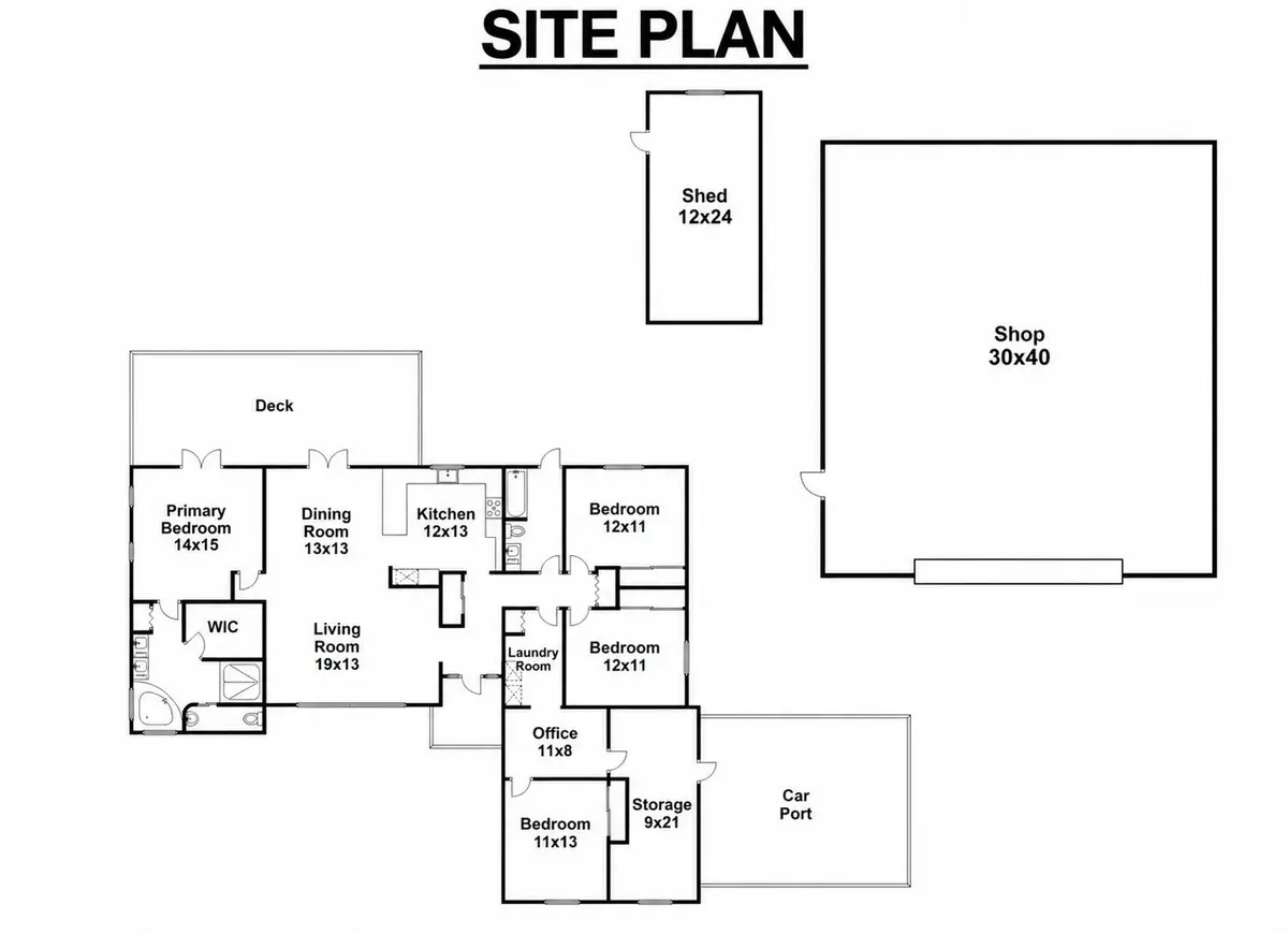 SITE PLAN at 17107 84th Court, Loxahatchee