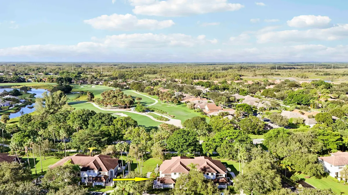 Aerials-4 copy at 587 Prestwick Circle 2, Palm Beach Gardens