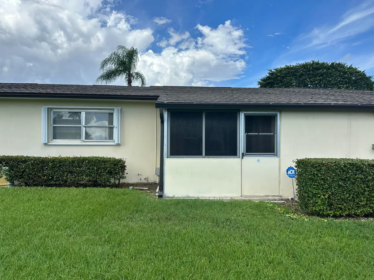 Rear Exterior at 2751 Ashley Drive D, West Palm Beach