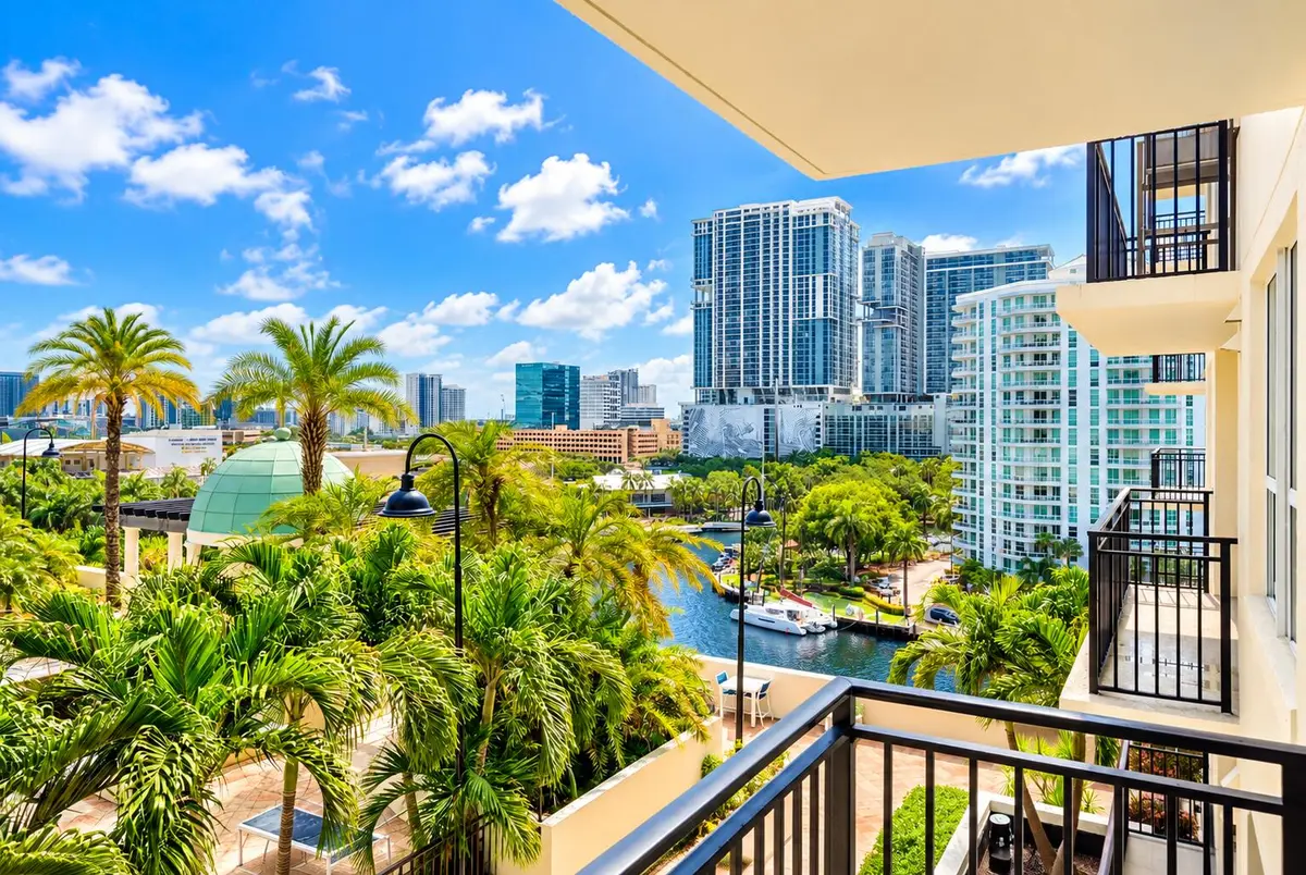Balcony View at 600 W Las Olas Boulevard 905s, Fort Lauderdale