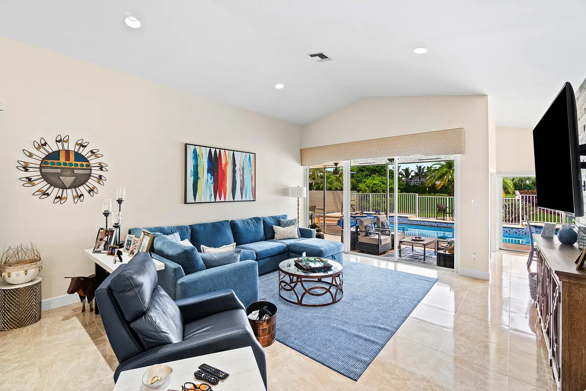 Living Room at 11270 Cloverleaf Circle, Boca Raton