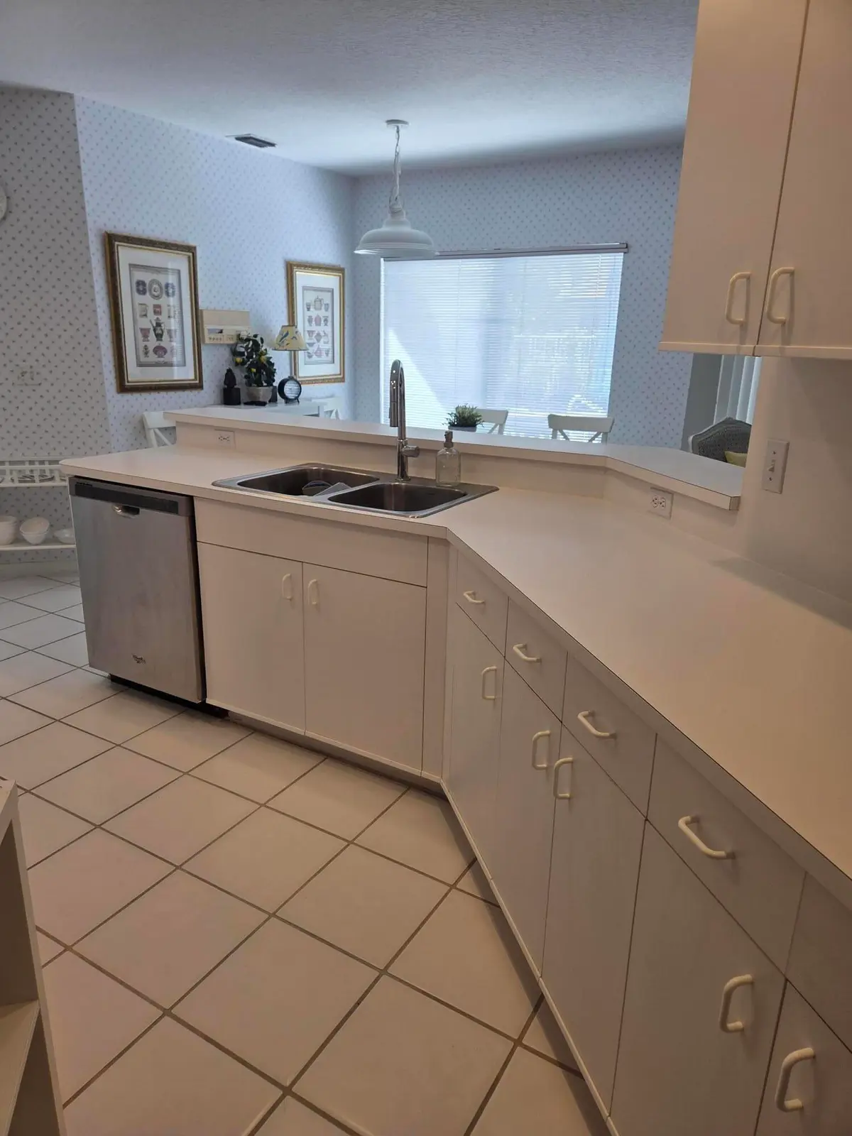 Kitchen Island at 17275 Ventana Drive, Boca Raton